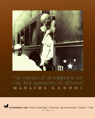 Mahatma Gandhi Citat boligindretning plakater anledningkort