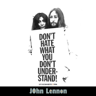 Anlednings_ og dekorationskort _ fotocollager_ citater John Lennon_ annedorte.dk